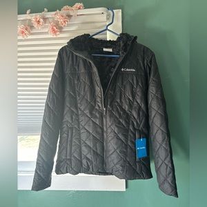 NWT Columbia Women’s Hooded Jacket medium black
